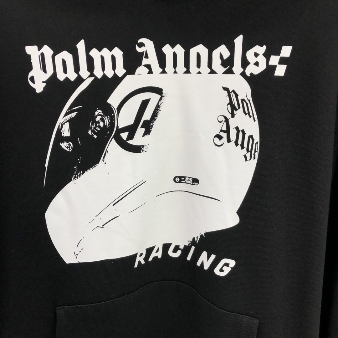 Palm Angels Racing Helmet Hoodie - PerfectKickZ