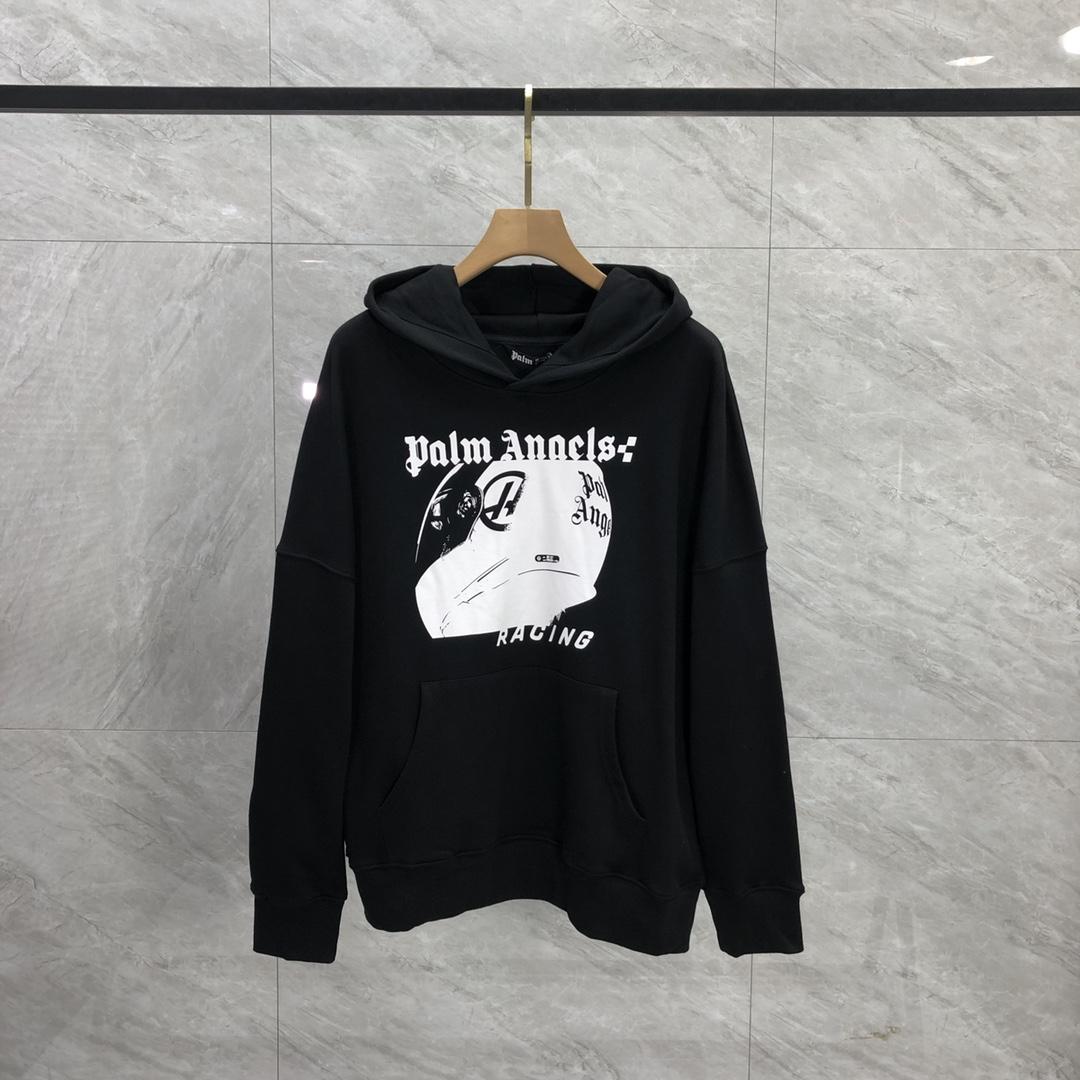 Palm Angels Racing Helmet Hoodie - PerfectKickZ