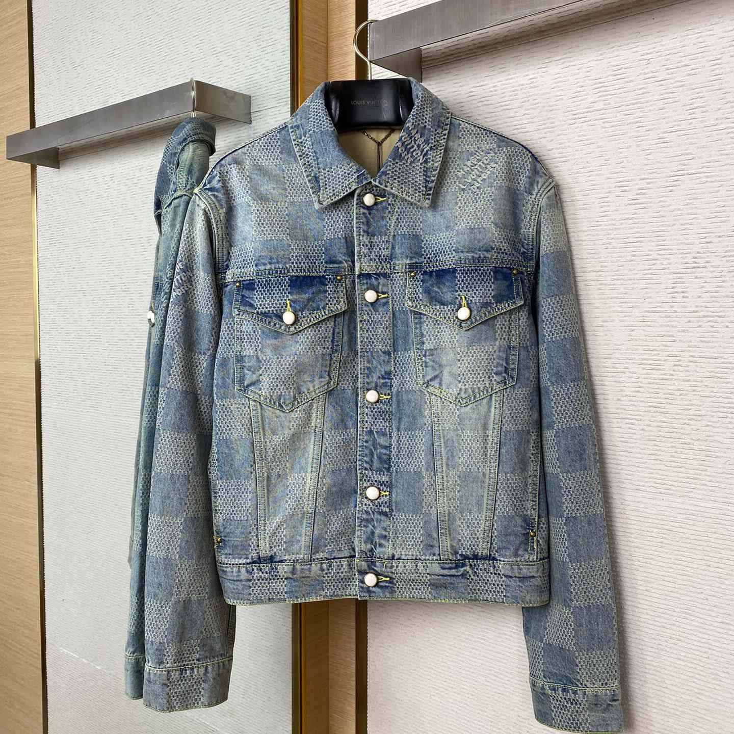 Louis Vuitton Damier Denim Jacket - PerfectKickZ
