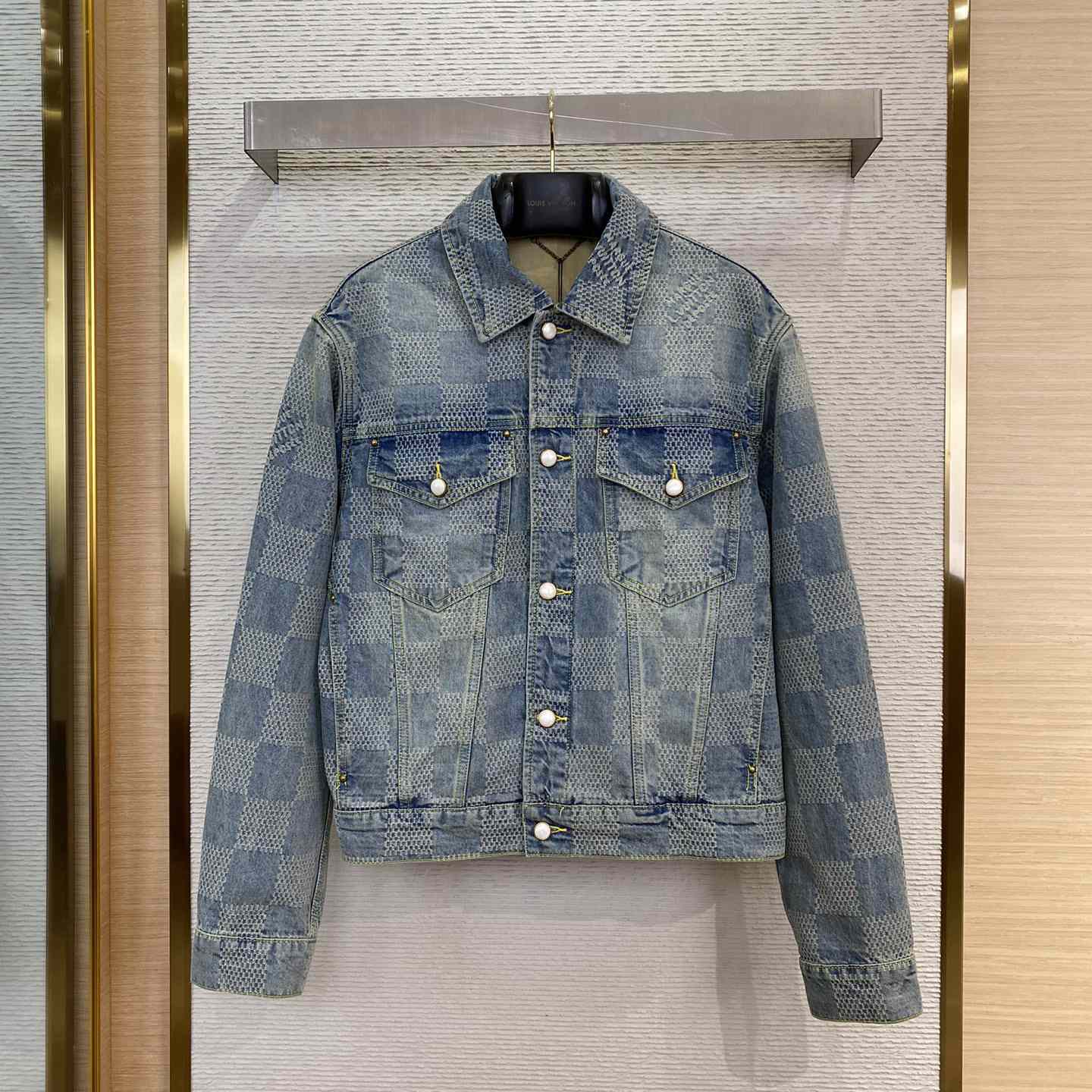 Louis Vuitton Damier Denim Jacket - PerfectKickZ