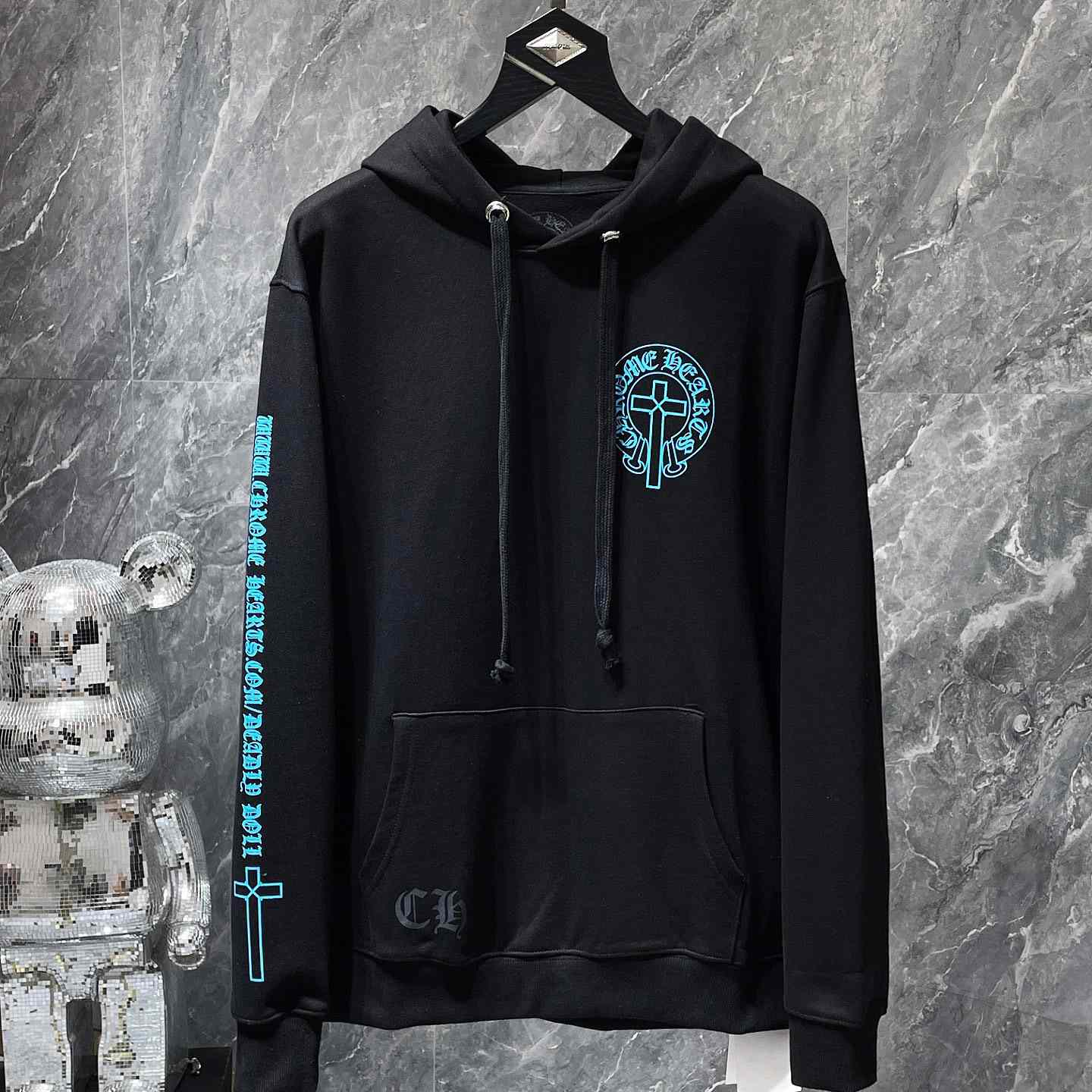 Chrome Hearts Chomper Black Hoodie - PerfectKickZ