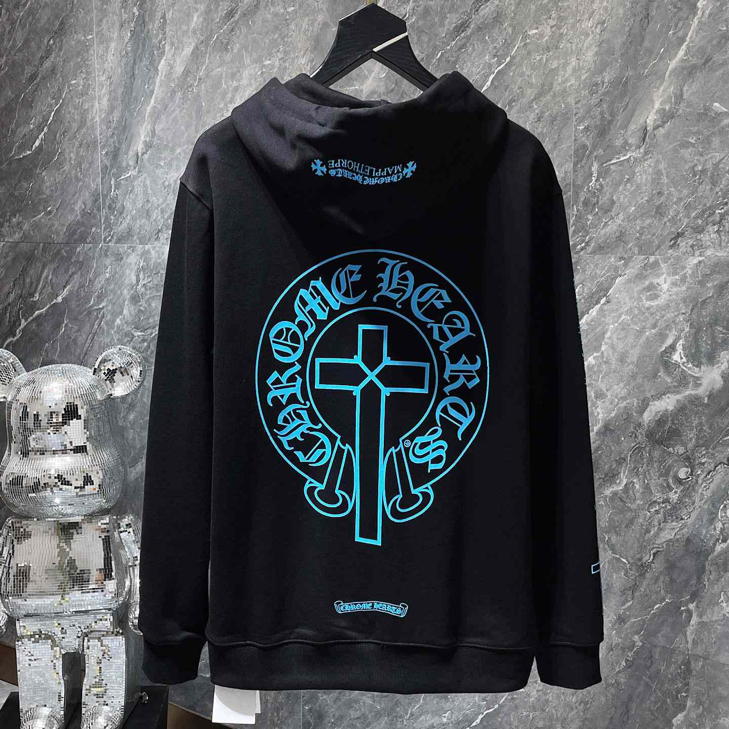 Chrome Hearts Chomper Black Hoodie - PerfectKickZ
