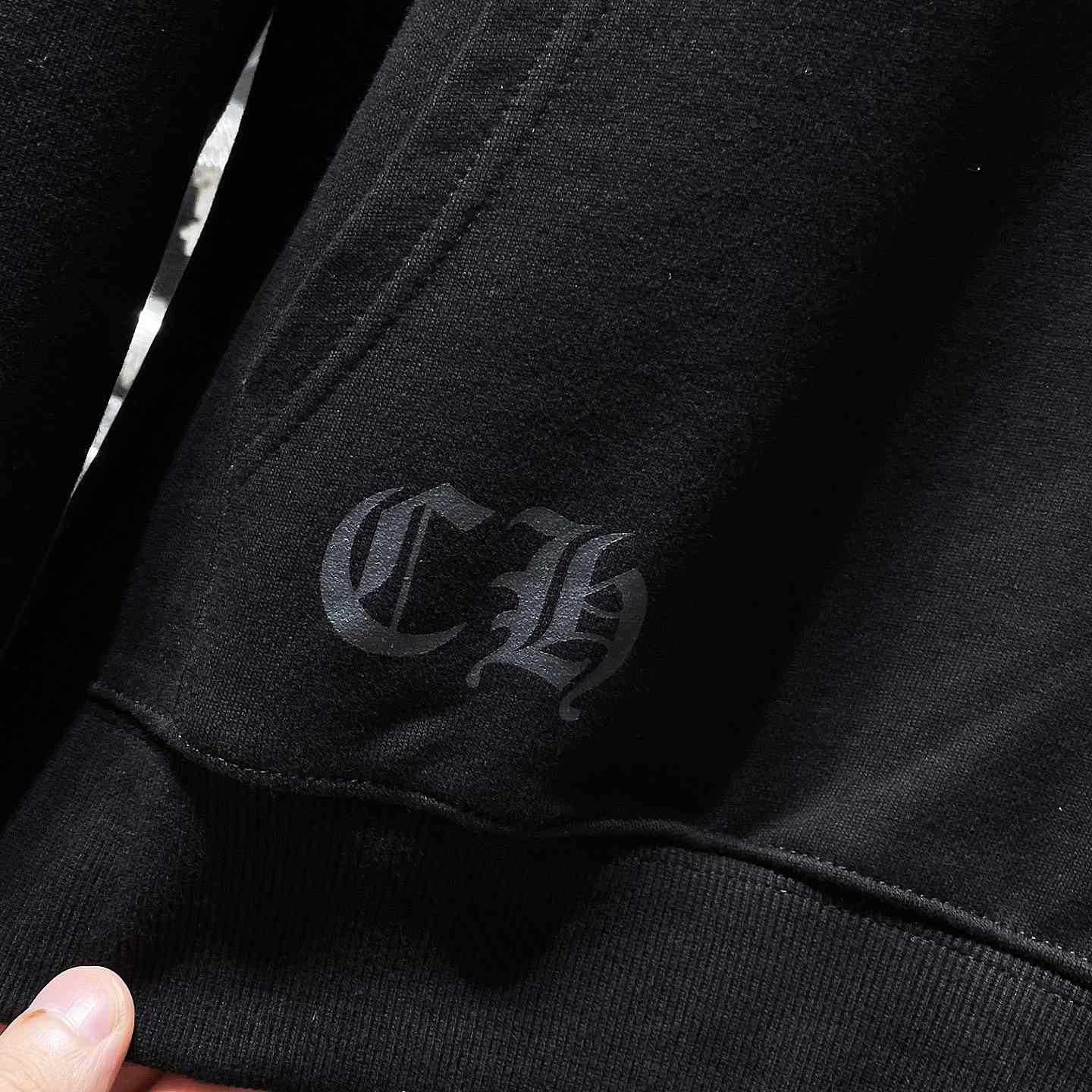 Chrome Hearts Chomper Black Hoodie - PerfectKickZ
