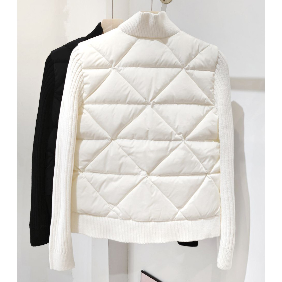 Prada Quilted Re-Nylon And Cashmere Jacket - PerfectKickZ