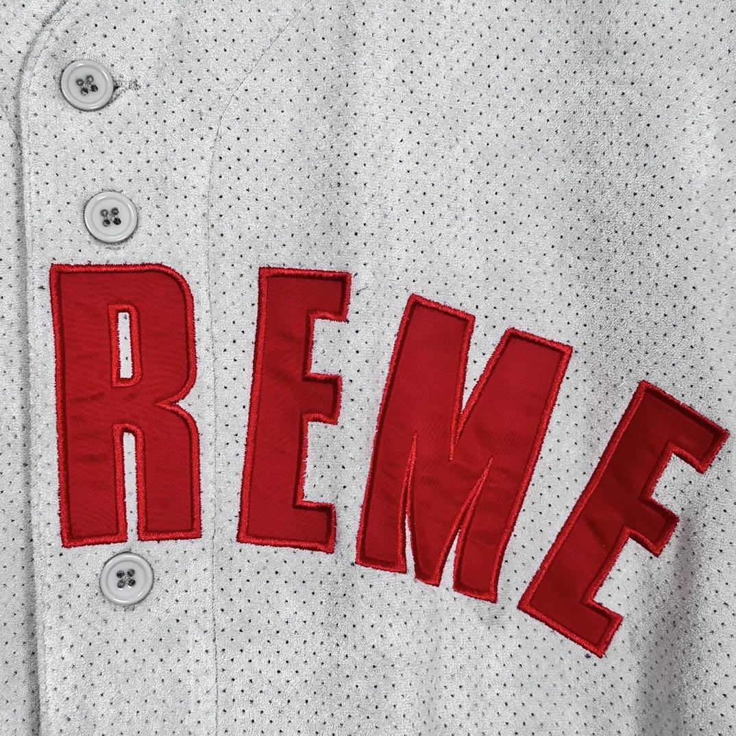 Supreme Ultrasuede Mesh Baseball Jersey - PerfectKickZ