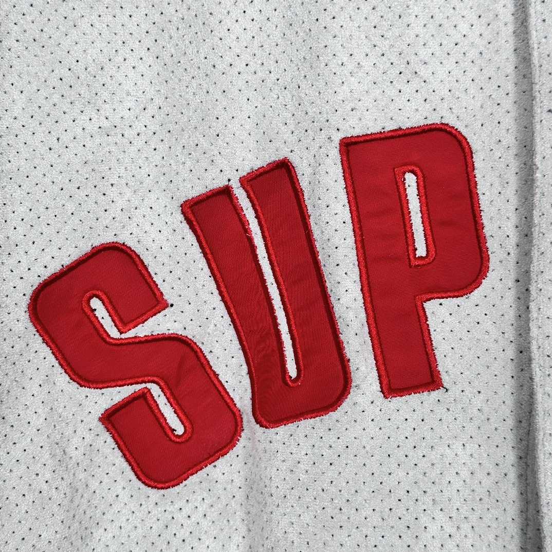 Supreme Ultrasuede Mesh Baseball Jersey - PerfectKickZ