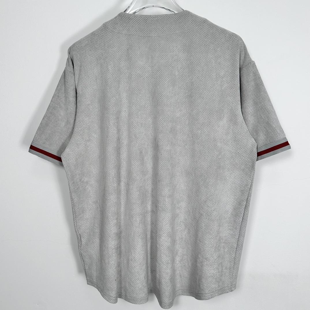 Supreme Ultrasuede Mesh Baseball Jersey - PerfectKickZ
