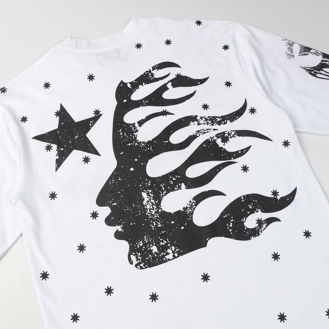 Hellstar Meteor Flame Limited Edition Long Sleeve T-Shirt - PerfectKickZ
