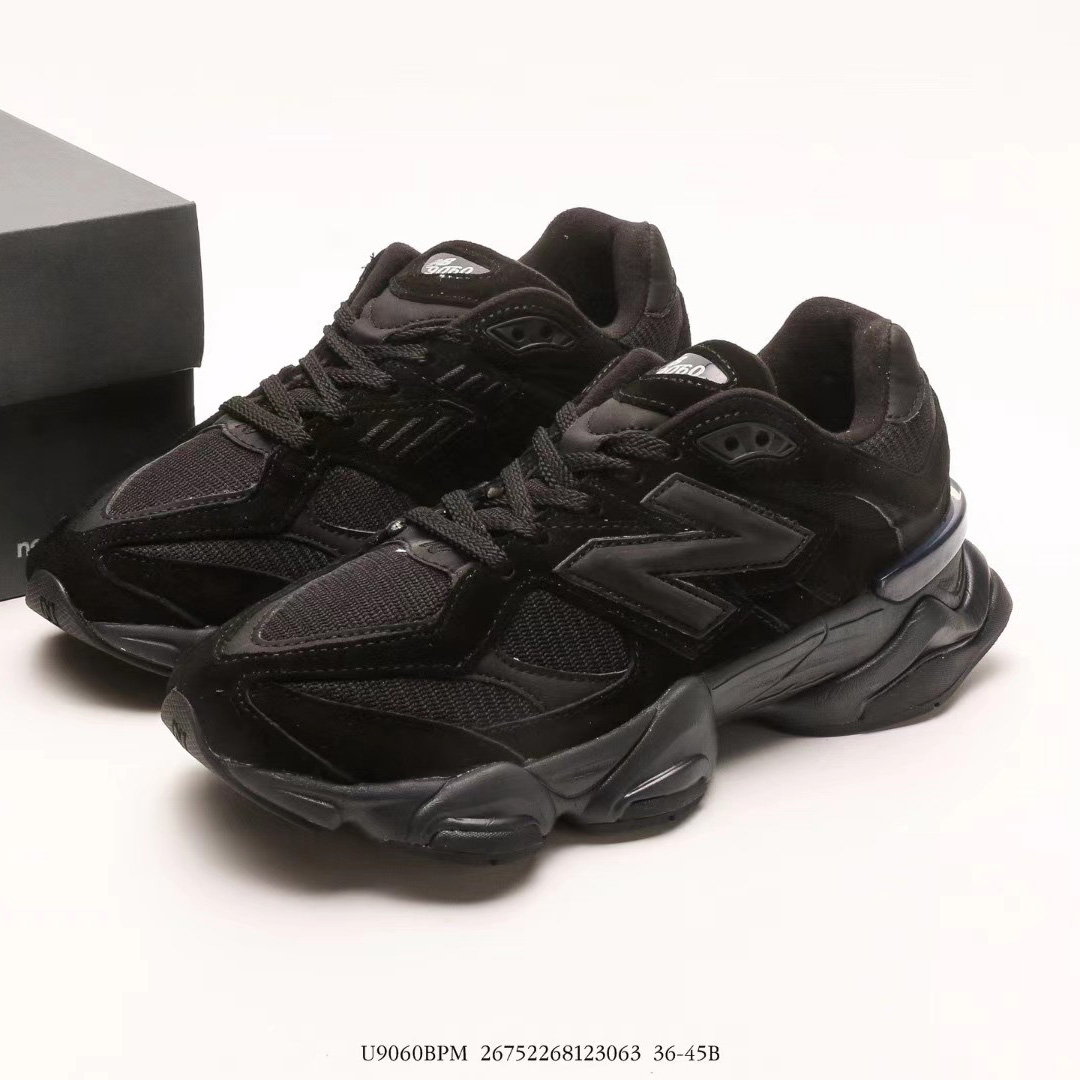 New Balance NB 9060  “Triple Black”  Sneakers      U9060BPM - PerfectKickZ