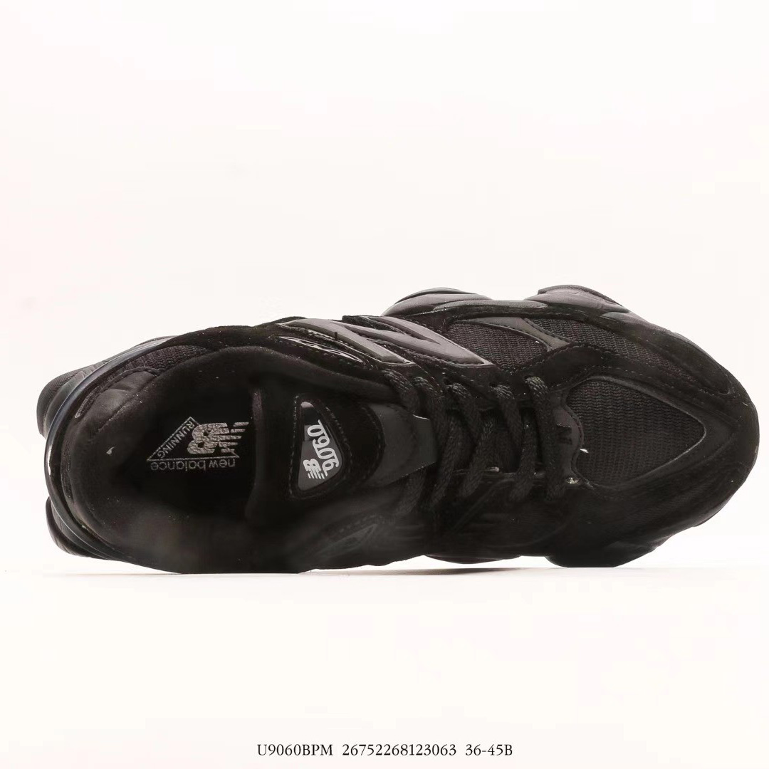New Balance NB 9060  “Triple Black”  Sneakers      U9060BPM - PerfectKickZ