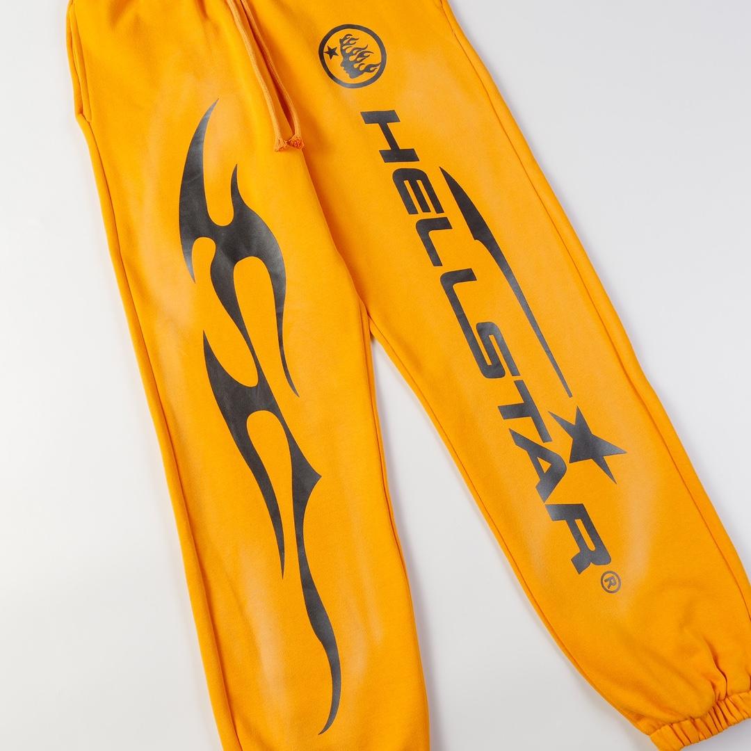 Hellstar Fire Flare Bottom Sweatpants  - PerfectKickZ
