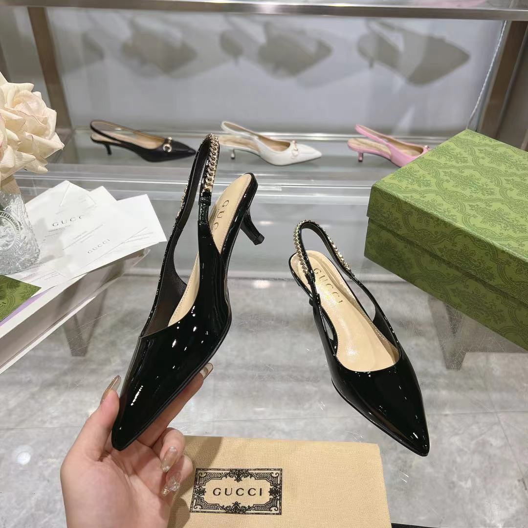 Gucci Signoria Slingback Pump - PerfectKickZ