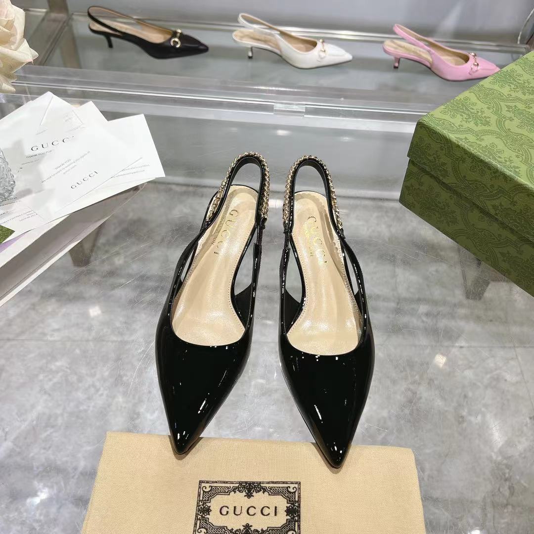 Gucci Signoria Slingback Pump - PerfectKickZ