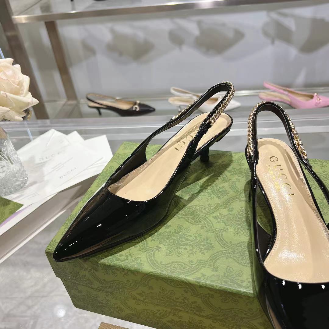 Gucci Signoria Slingback Pump - PerfectKickZ