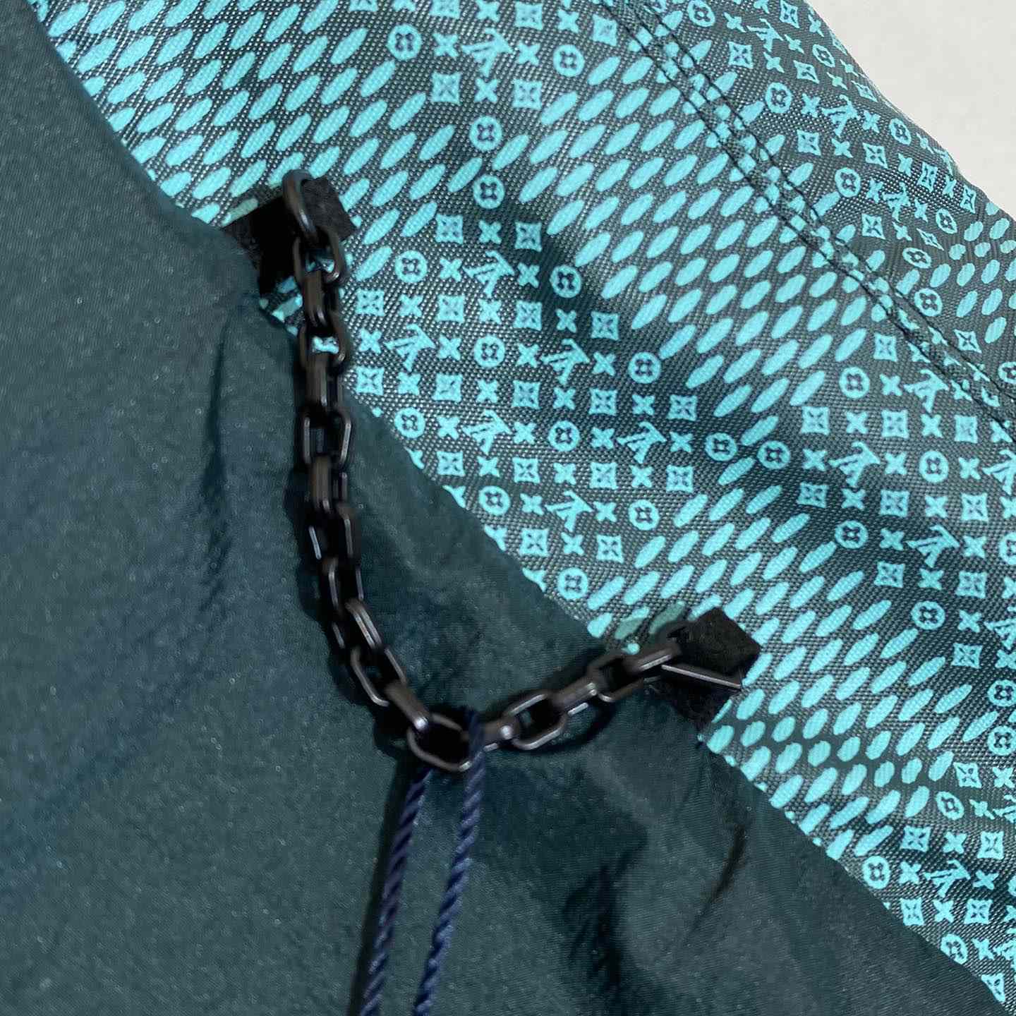 Louis Vuitton Printed Nylon Hooded Windbreaker  1AFQD4 - PerfectKickZ