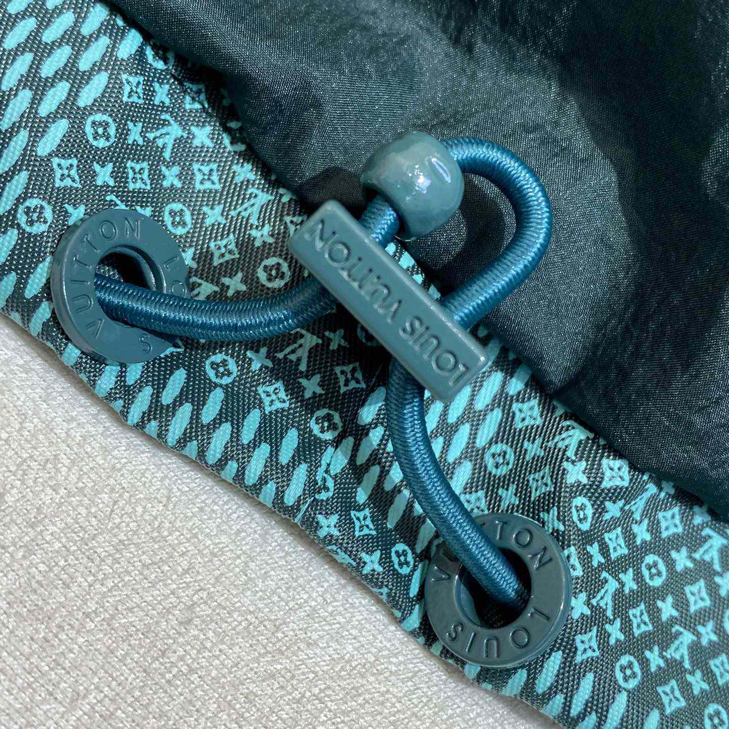 Louis Vuitton Printed Nylon Hooded Windbreaker  1AFQD4 - PerfectKickZ