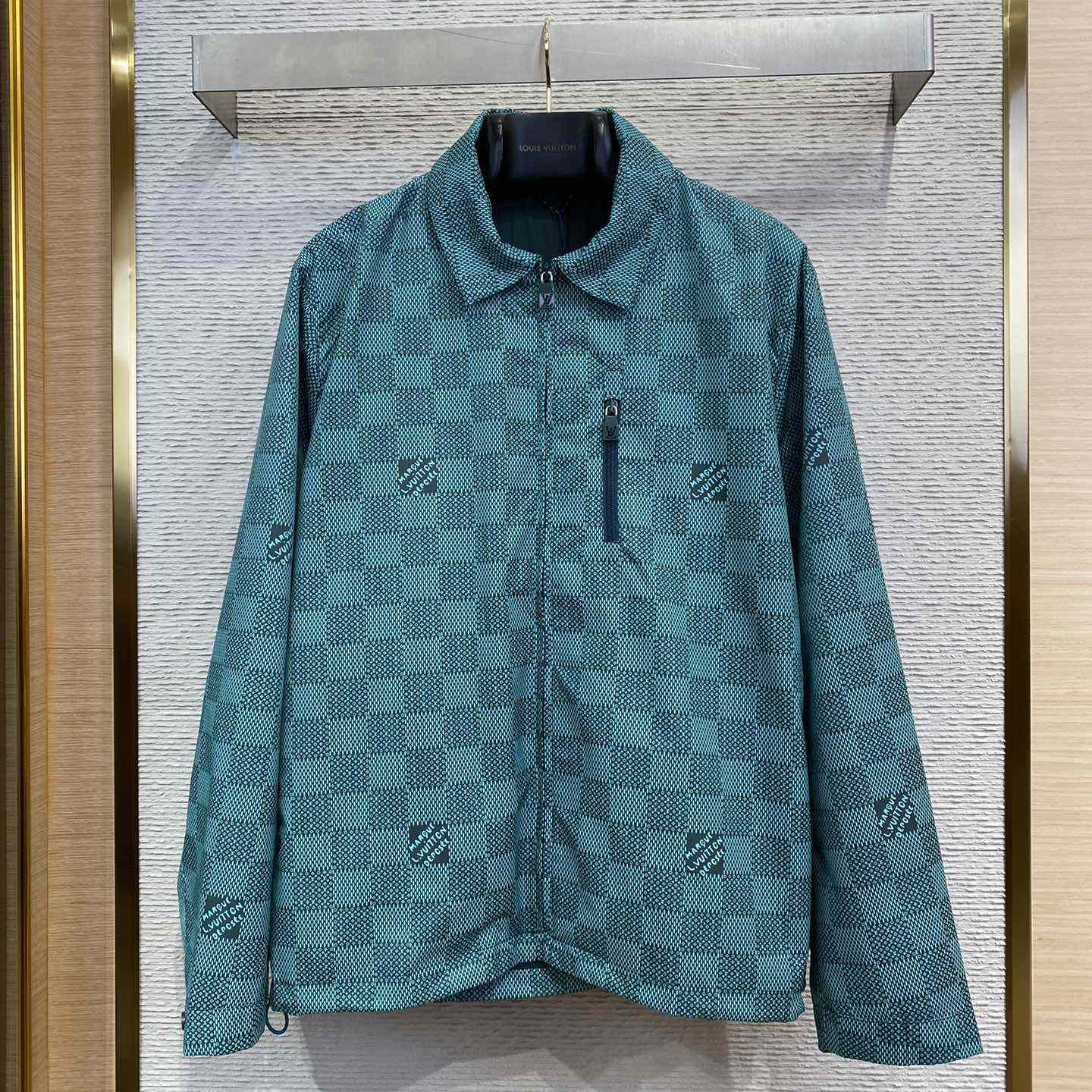Louis Vuitton Printed Nylon Hooded Windbreaker  1AFQD4 - PerfectKickZ