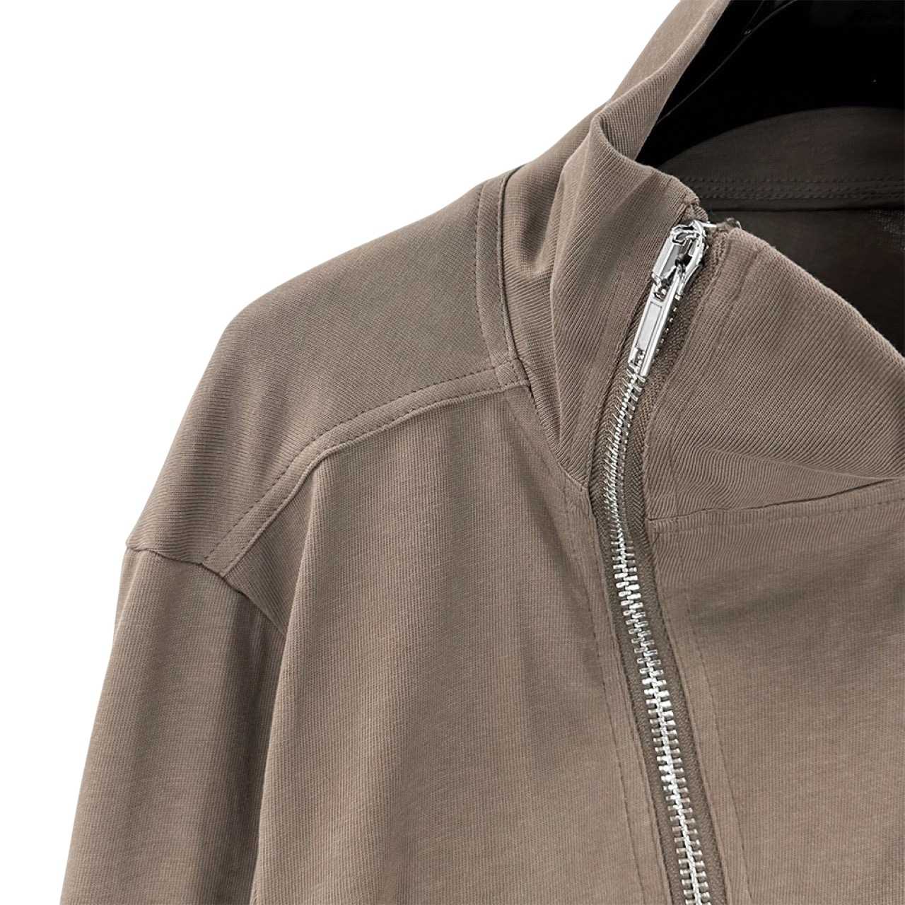 Rick Owens Off-centre Zip-up Jacket - PerfectKickZ