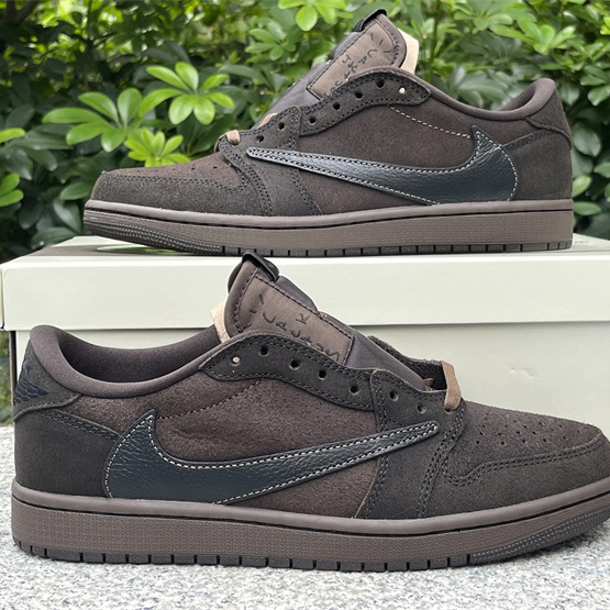 Travis Scott x Jordan Air Jordan 1 Low OG “Velvet Brown” Sneaker     DM7866-202 - PerfectKickZ