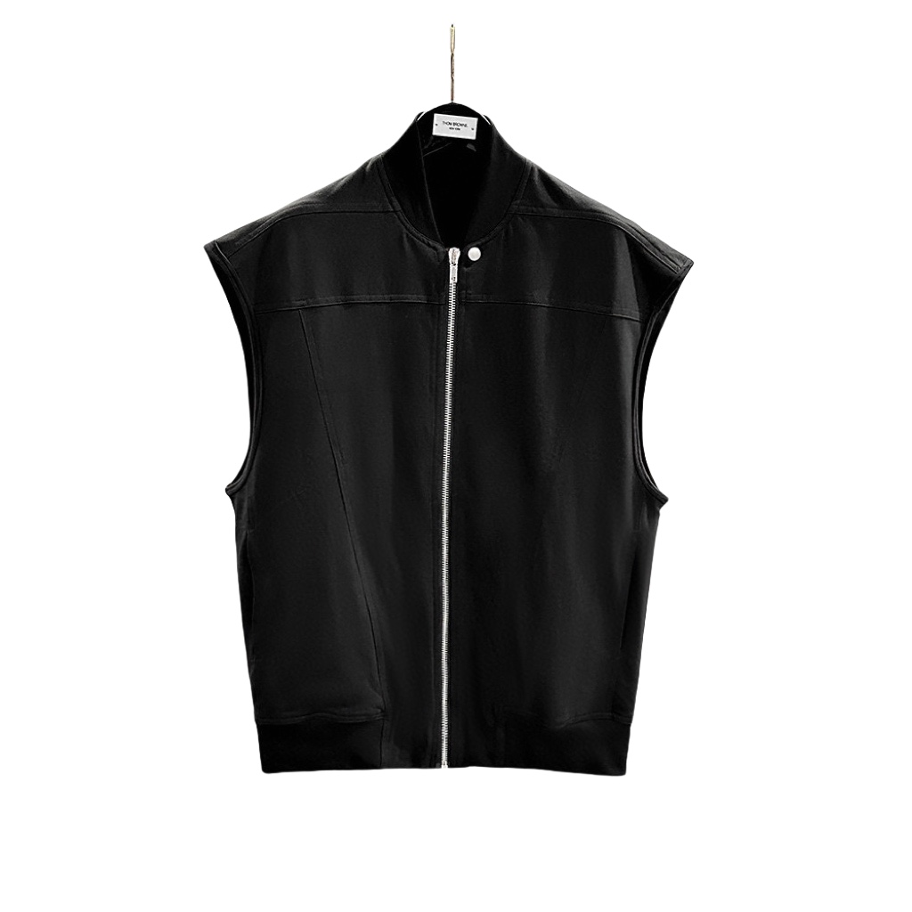 Rick Owens DRKSHDW Zip-up Cotton Vest - PerfectKickZ