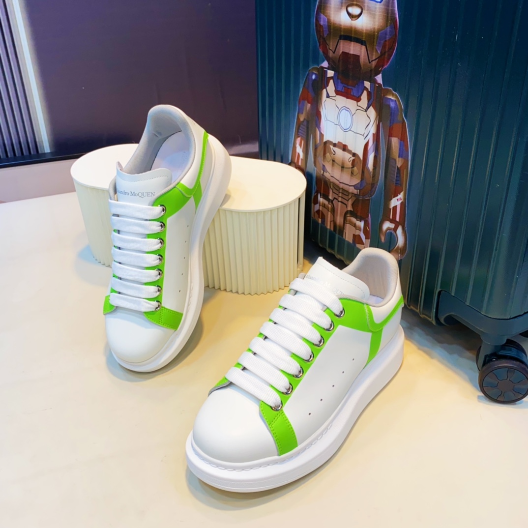 Alexander Mcqueen Oversized Sneaker 'White Green Ombre' - PerfectKickZ