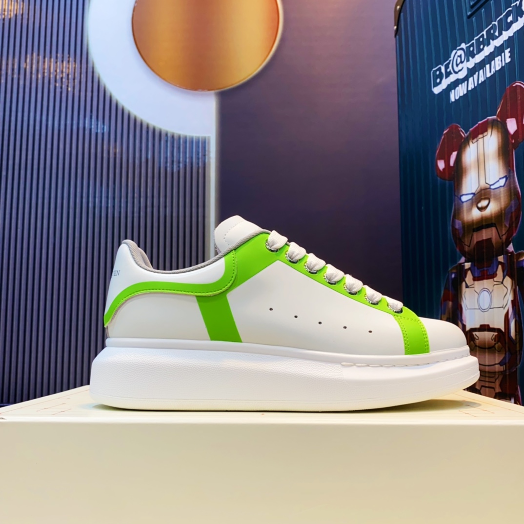 Alexander Mcqueen Oversized Sneaker 'White Green Ombre' - PerfectKickZ