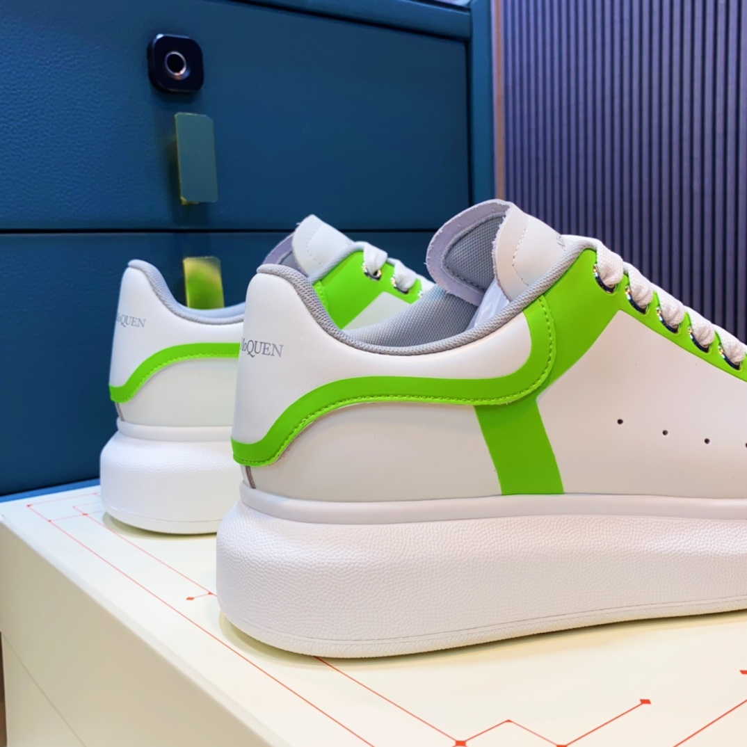 Alexander Mcqueen Oversized Sneaker 'White Green Ombre' - PerfectKickZ