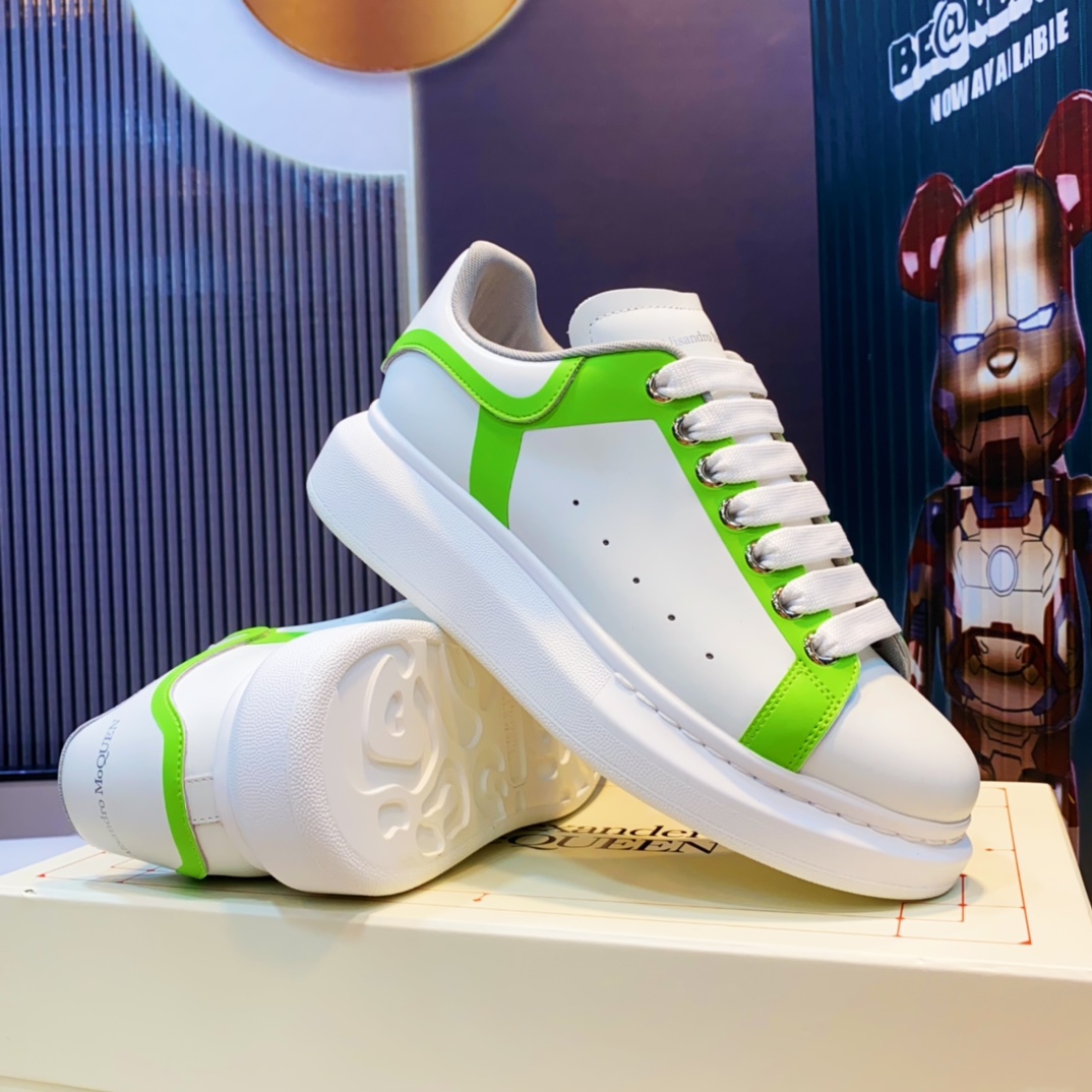 Alexander Mcqueen Oversized Sneaker 'White Green Ombre' - PerfectKickZ