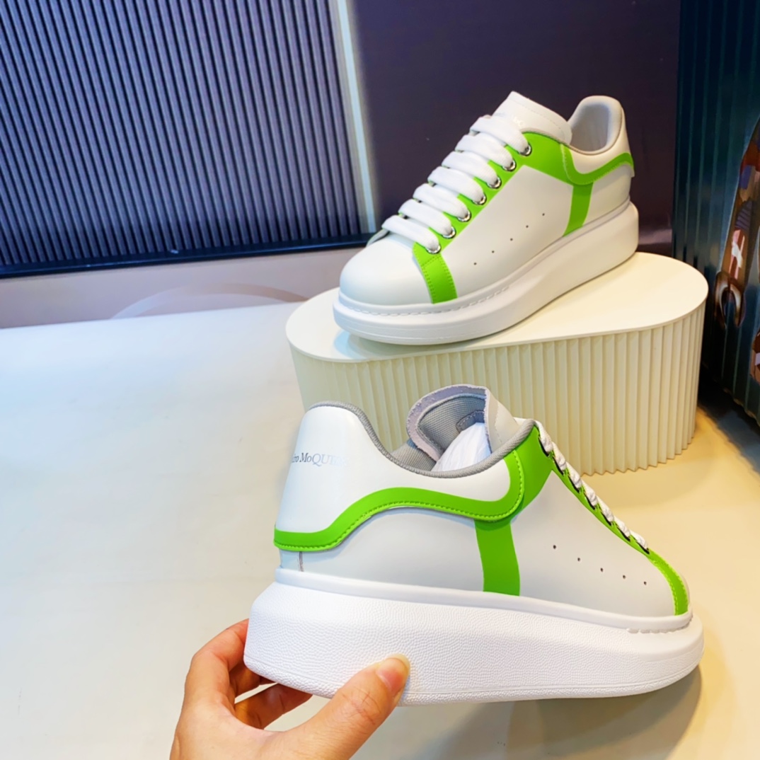 Alexander Mcqueen Oversized Sneaker 'White Green Ombre' - PerfectKickZ