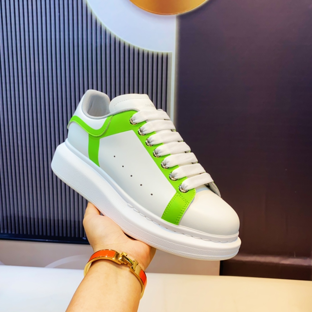 Alexander Mcqueen Oversized Sneaker 'White Green Ombre' - PerfectKickZ