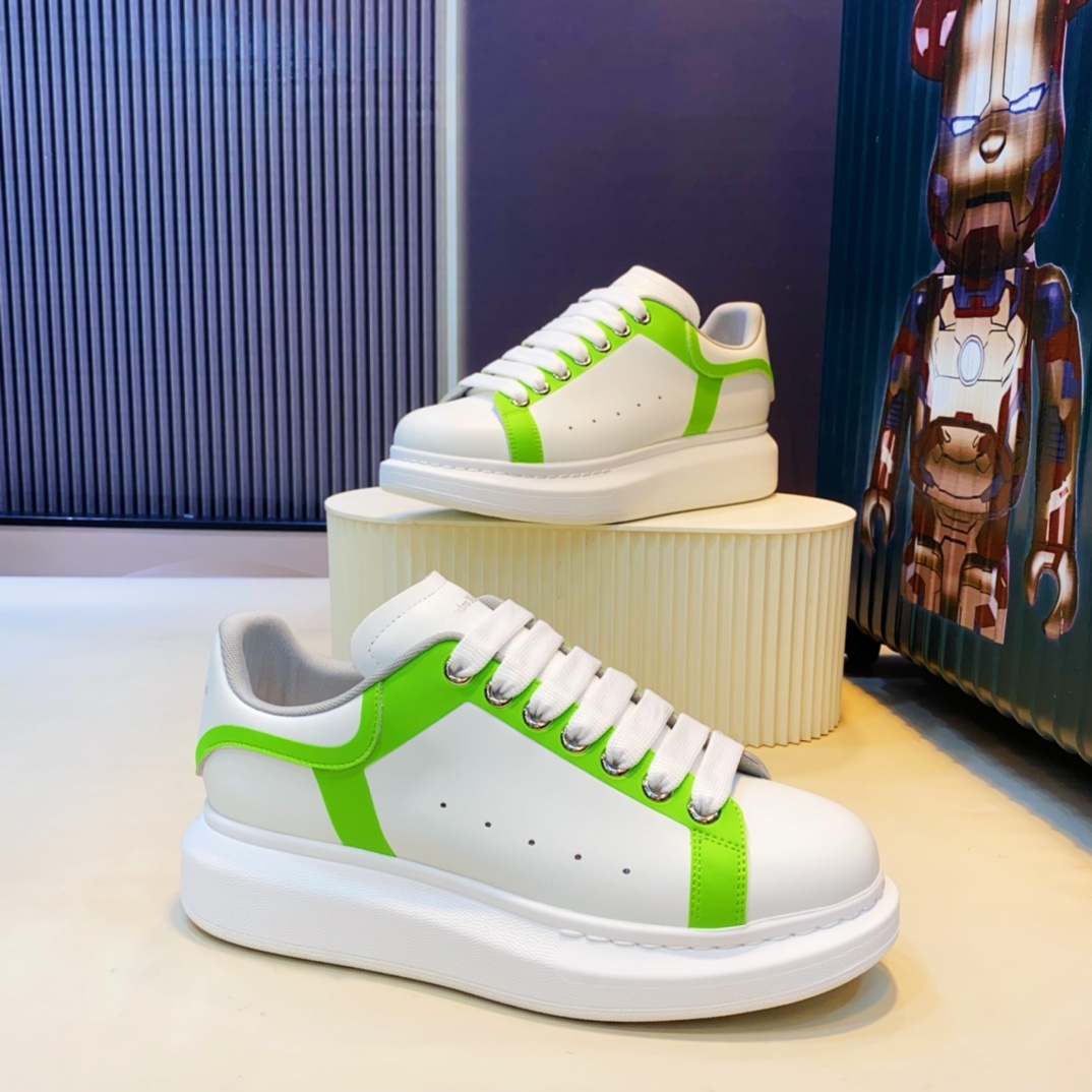 Alexander Mcqueen Oversized Sneaker 'White Green Ombre' - PerfectKickZ
