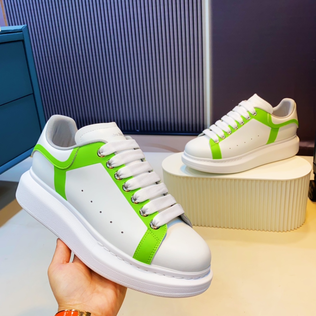 Alexander Mcqueen Oversized Sneaker 'White Green Ombre' - PerfectKickZ