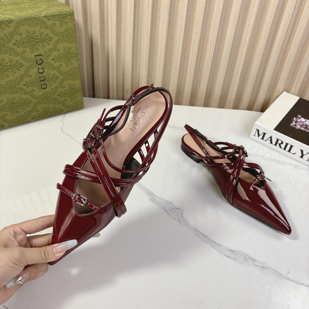 Gucci Women's Strappy Ballet Flat - PerfectKickZ