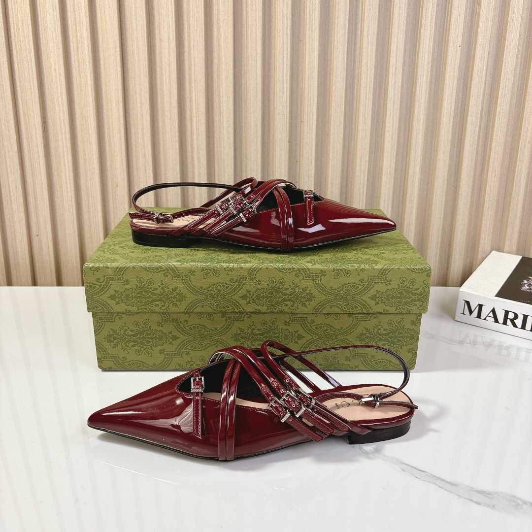 Gucci Women's Strappy Ballet Flat - PerfectKickZ