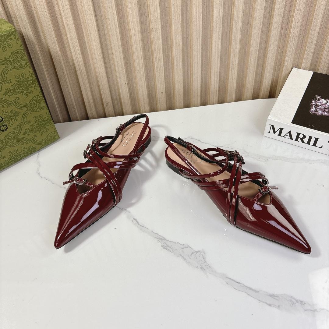Gucci Women's Strappy Ballet Flat - PerfectKickZ