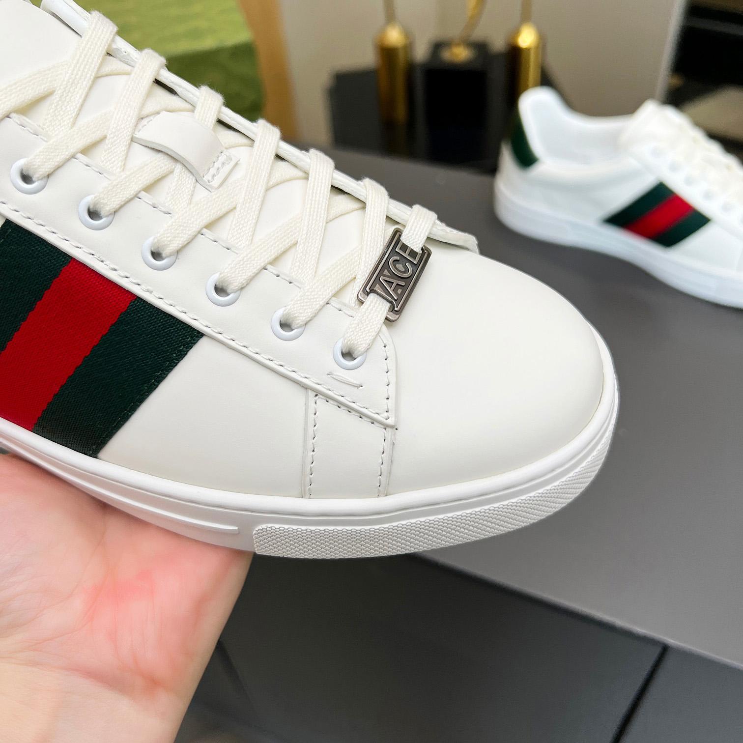 Gucci Ace Sneaker With Web - PerfectKickZ