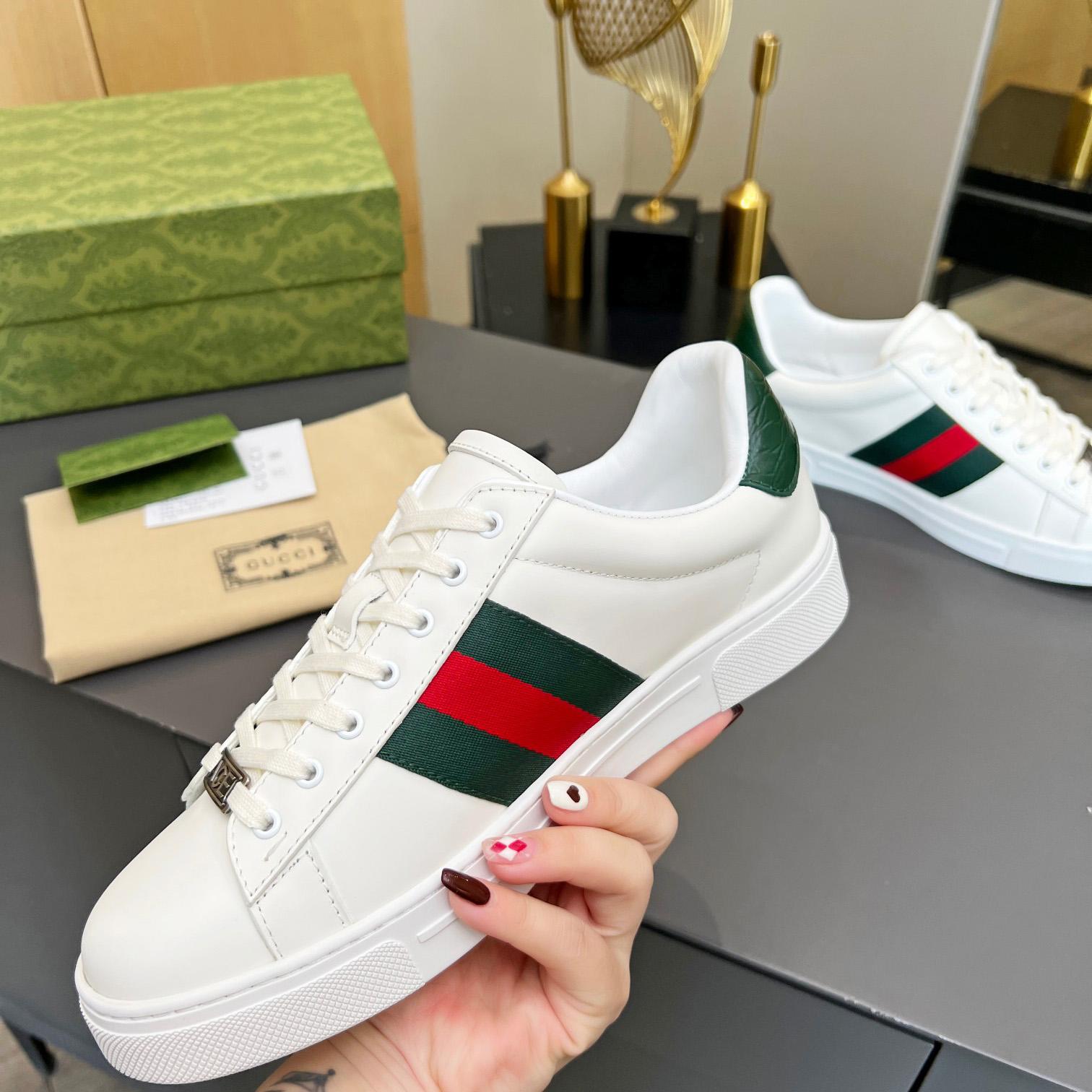 Gucci Ace Sneaker With Web - PerfectKickZ