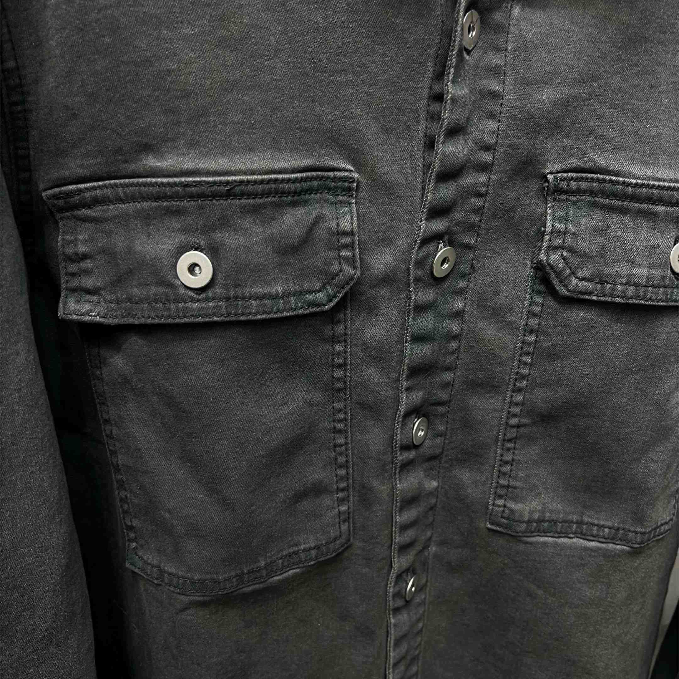 Rick Owens DRKSHDW Garment-dyed Shirt Jacket - PerfectKickZ