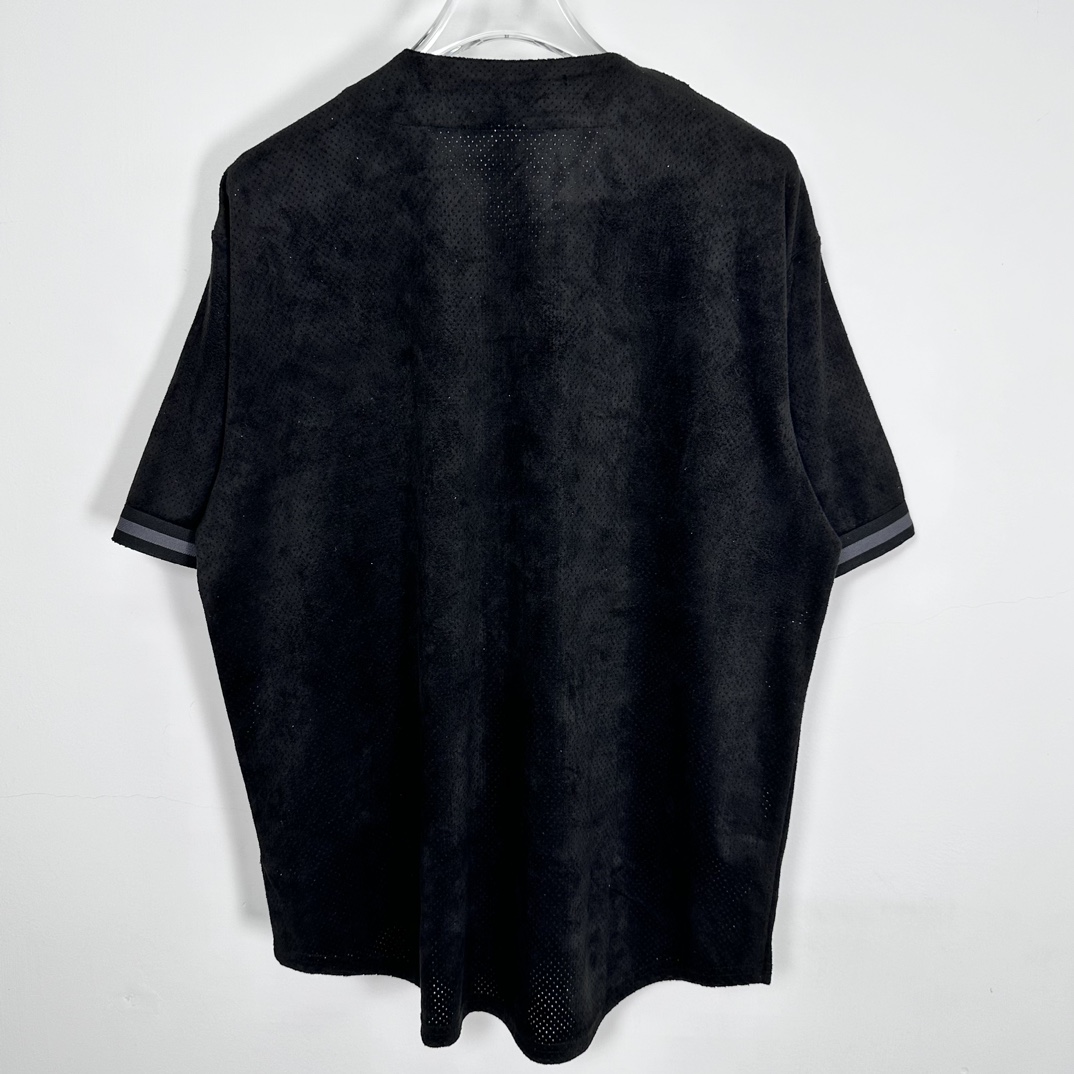 Supreme Ultrasuede Mesh Baseball Jersey - PerfectKickZ