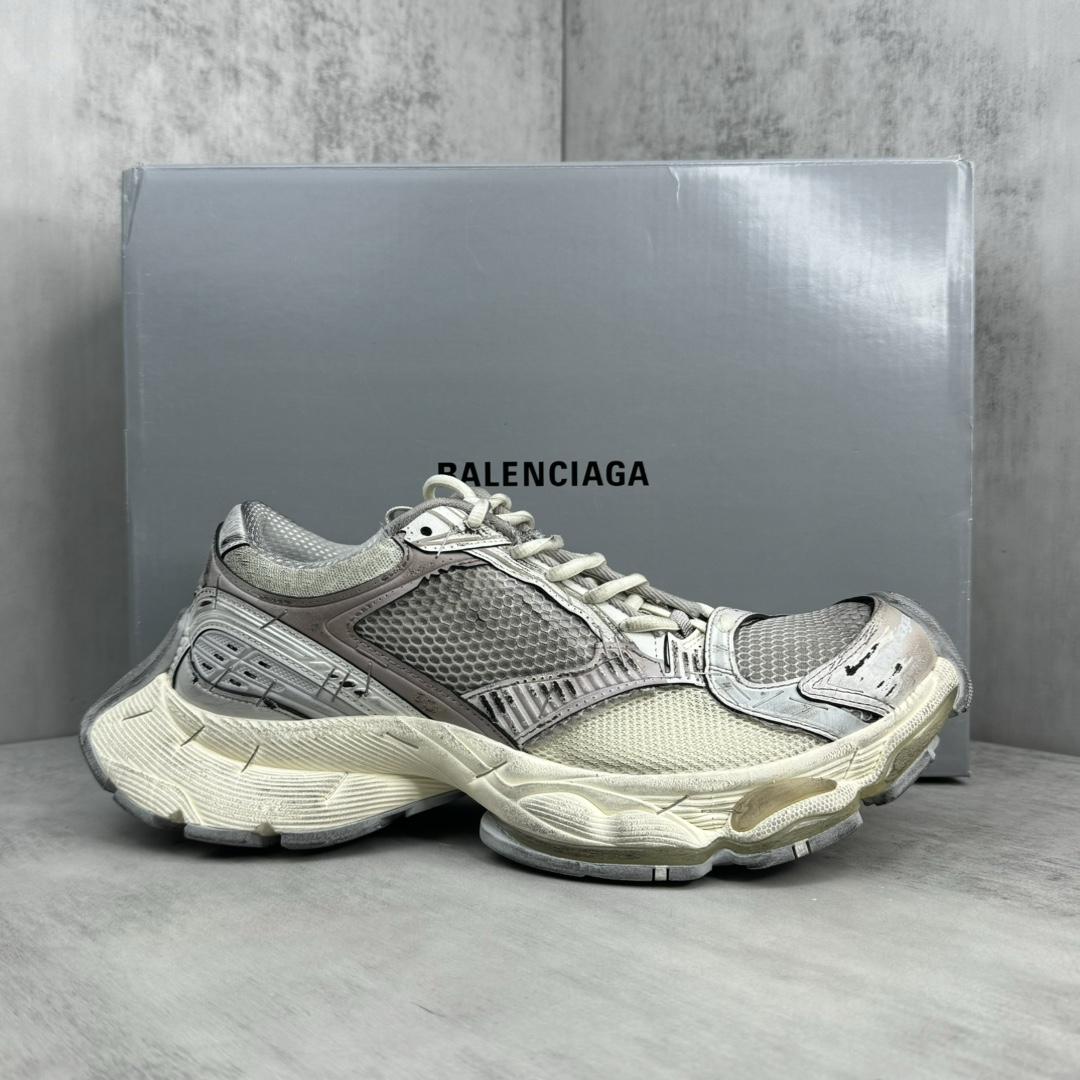 Balenciaga Stapler Sneaker In Beige/grey  - PerfectKickZ