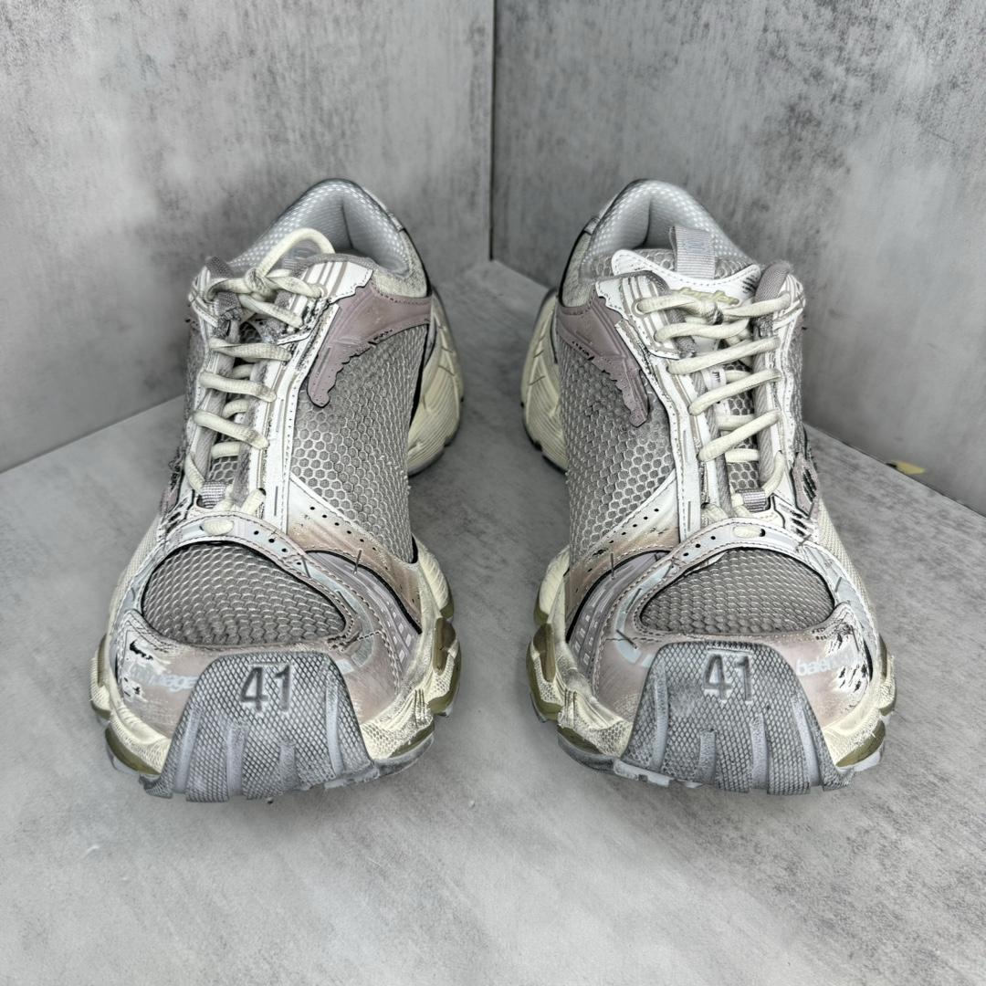 Balenciaga Stapler Sneaker In Beige/grey  - PerfectKickZ