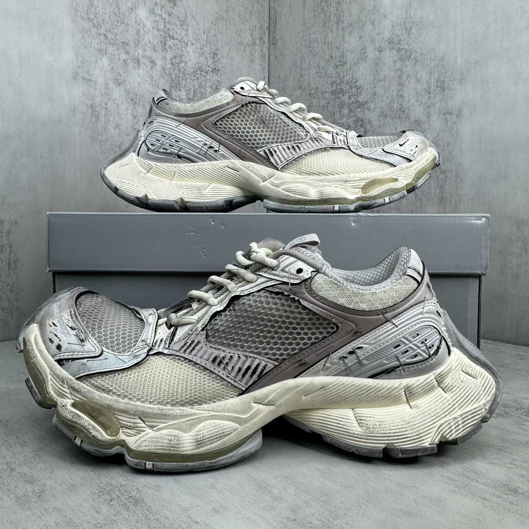 Balenciaga Stapler Sneaker In Beige/grey  - PerfectKickZ