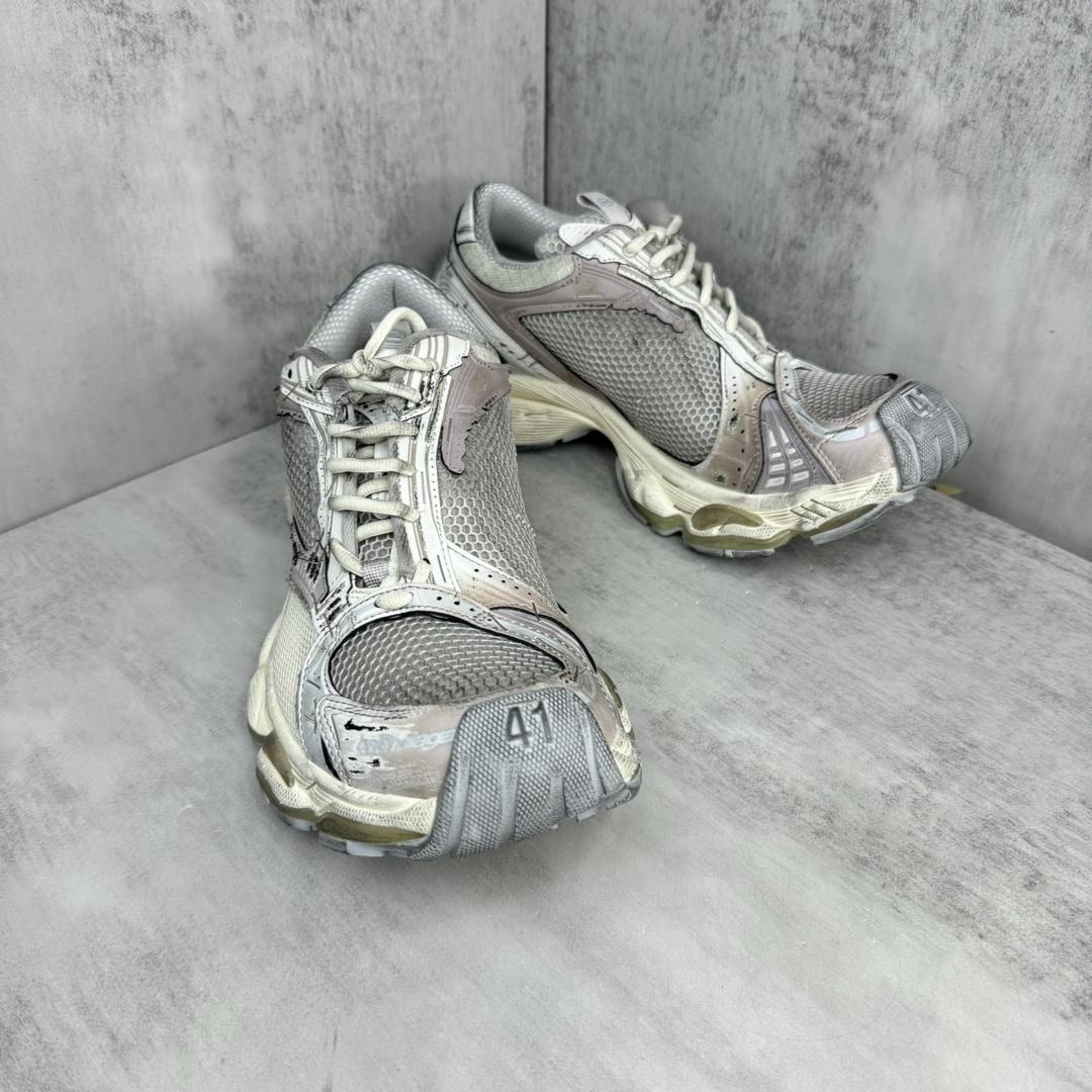 Balenciaga Stapler Sneaker In Beige/grey  - PerfectKickZ
