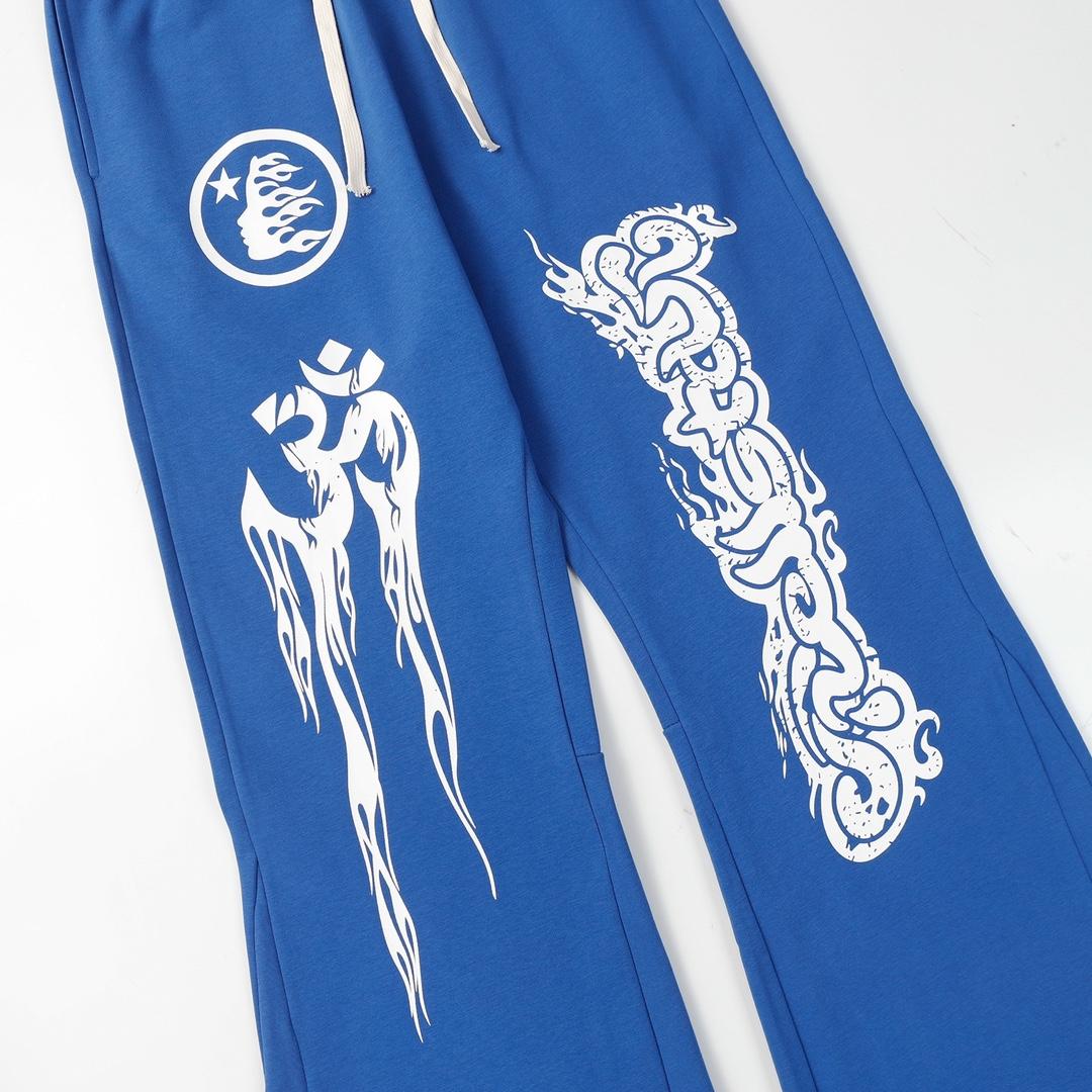 Hellstar Capsule 4 Blue Sweatpants - PerfectKickZ