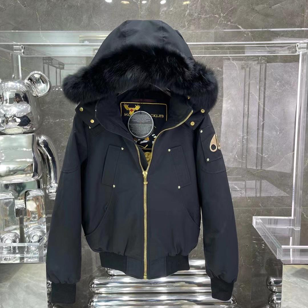 Moose Knuckles Gold Series Little Rapids Bomber Jacket - PerfectKickZ