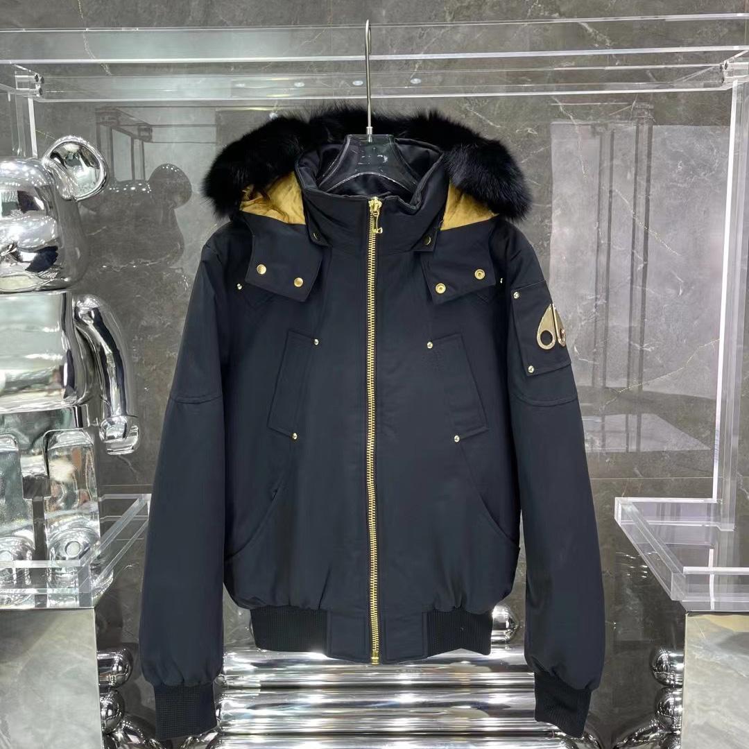 Moose Knuckles Gold Series Little Rapids Bomber Jacket - PerfectKickZ