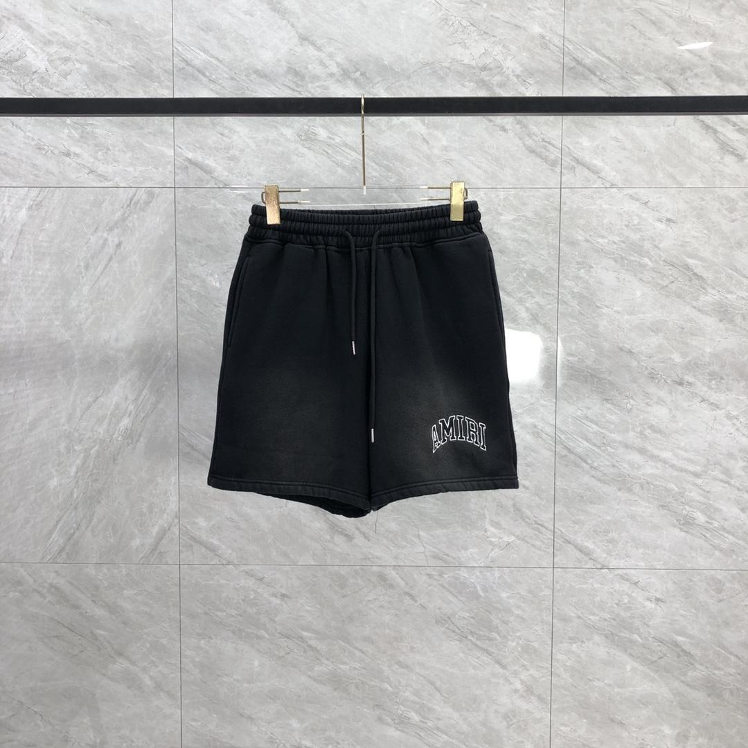 Amiri Logo-print Drawstring-waistband Shorts - PerfectKickZ