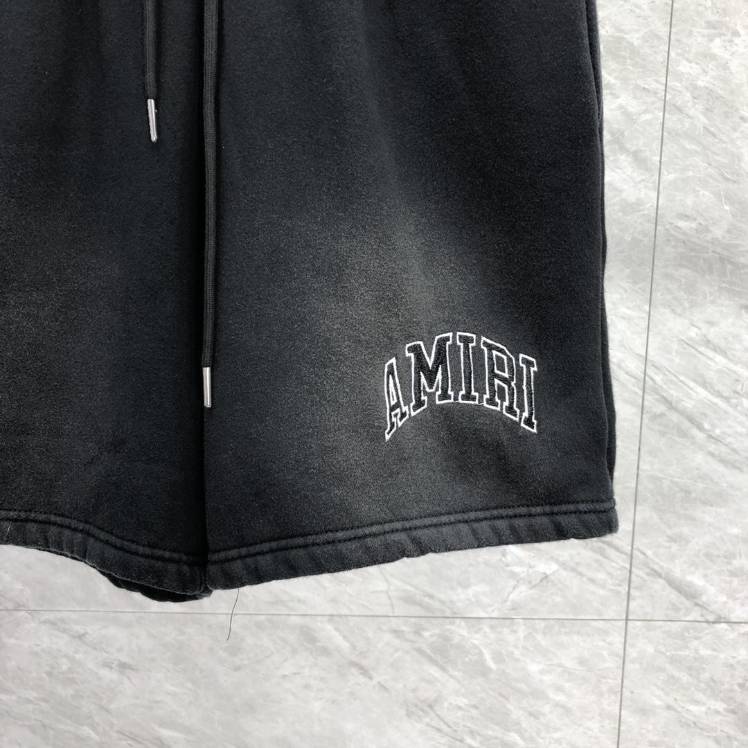 Amiri Logo-print Drawstring-waistband Shorts - PerfectKickZ