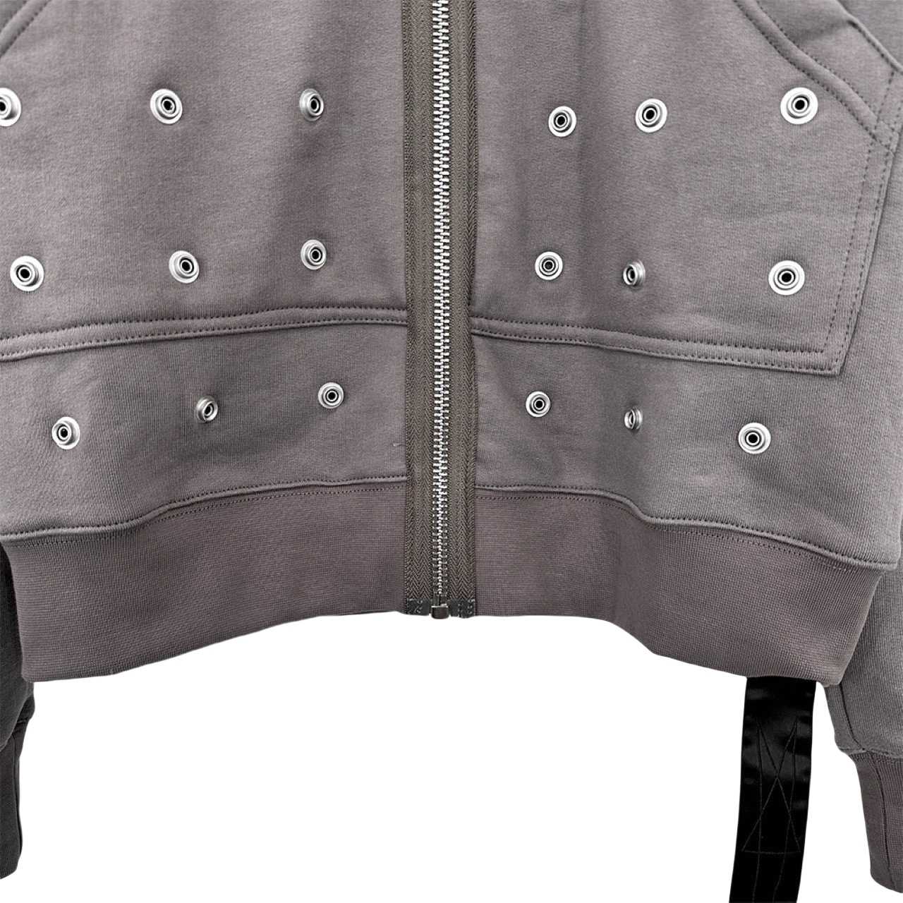 Rick Owens DRKSHDW Stud-detailing Zipped Hoodie - PerfectKickZ