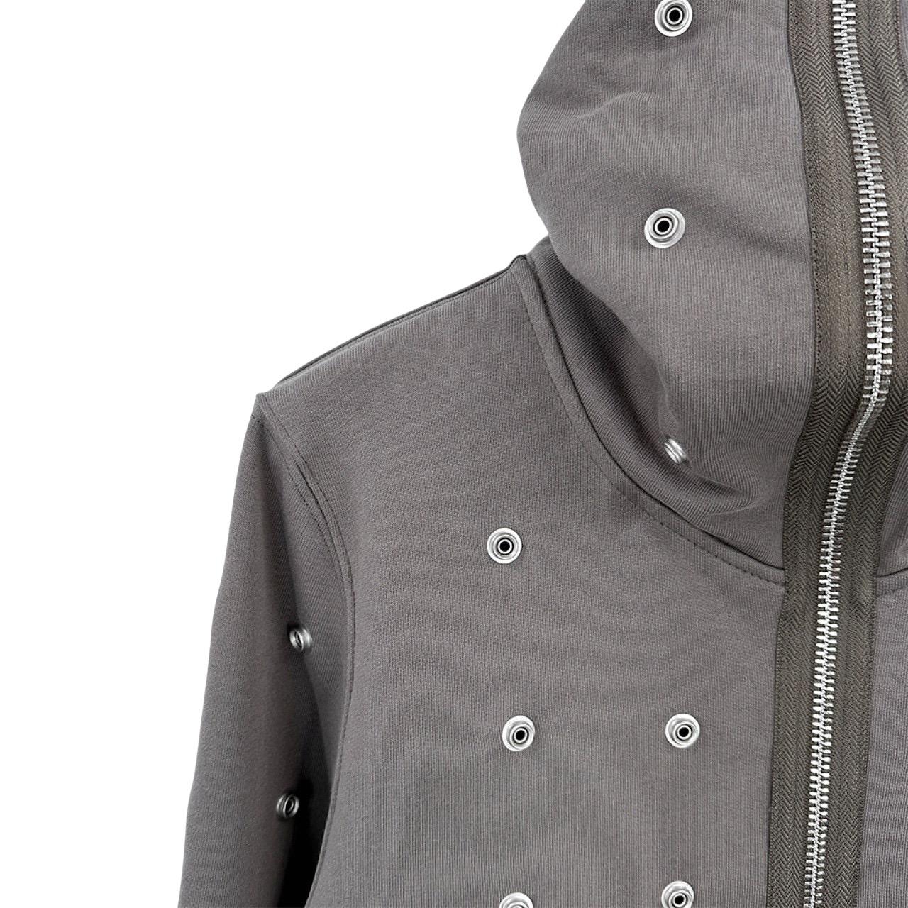Rick Owens DRKSHDW Stud-detailing Zipped Hoodie - 